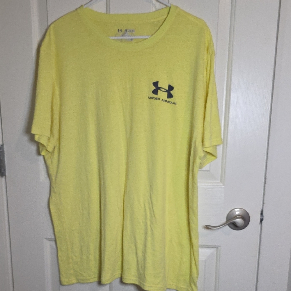 Under Armour Men's Bright Yellow Tee